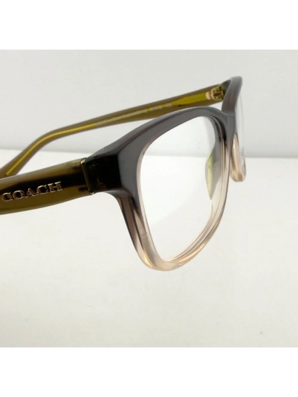 Coach HC6089 5400 Eyeglasses Frames Olive Brown Gradient 51-16-135